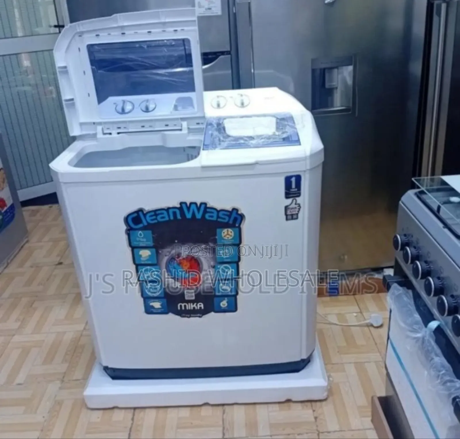 Two Tab. Two Tab - Mika 10kgs Twin Tub Washing Machine. New
