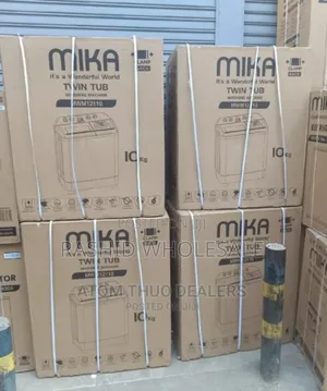 Restocked - Original Two Tab - Mika 10kgs Twin Tub Washing Machine