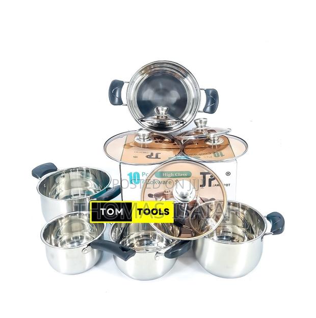10pcs Jamespot Stainless Steel Cookware Set - thumbnail 5