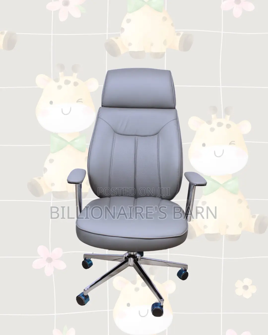 Durable — Grey Modern Hot Office | Delivery Anywhere in Kenya