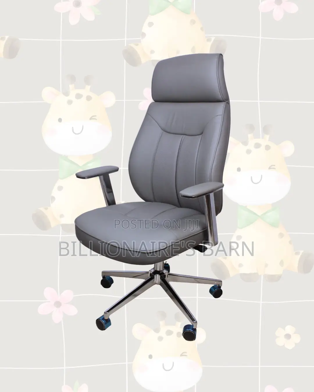 Durable — Grey Modern Hot Office | Delivery Anywhere in Kenya