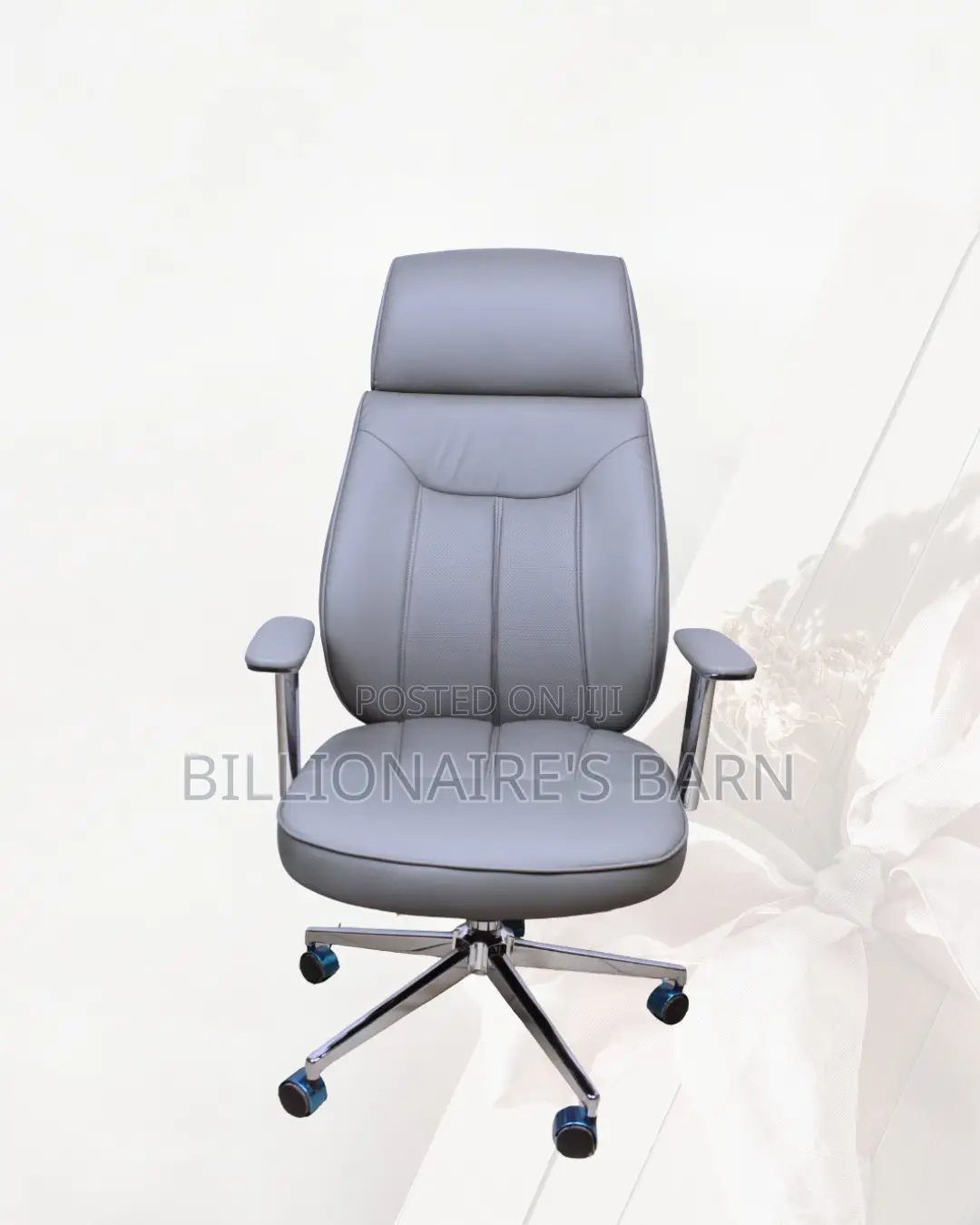 Swivel Clean Executive — Chair Quiet-Roll| Same-Day Delivery Available