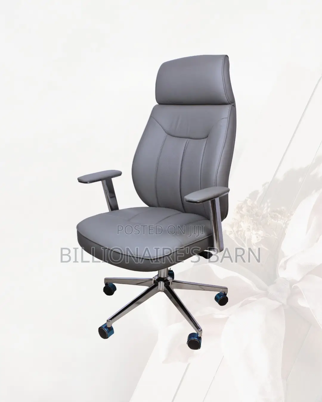 Swivel Clean Executive — Chair Quiet-Roll| Same-Day Delivery Available