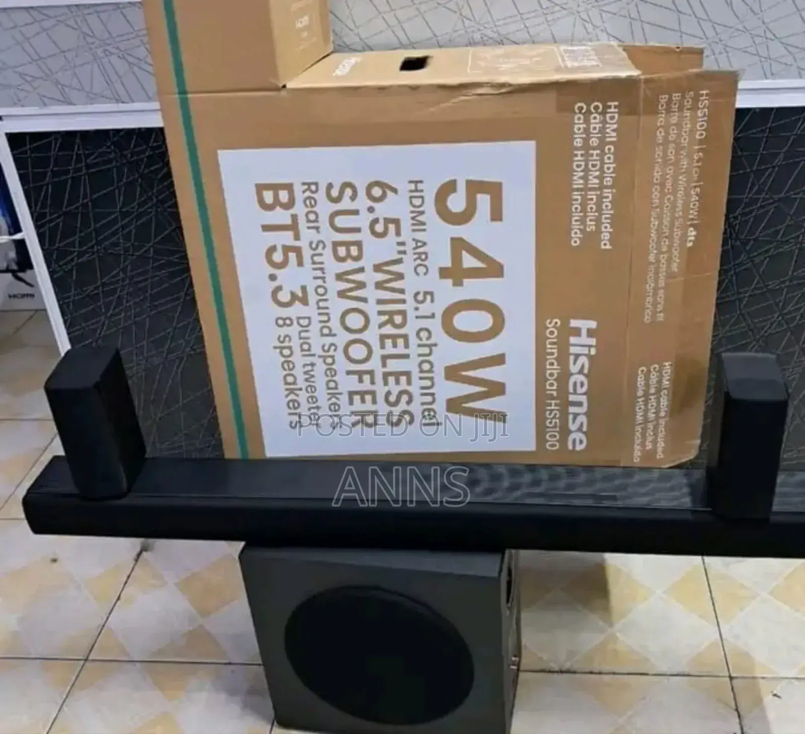 Hisense Soundbar 540 Watts