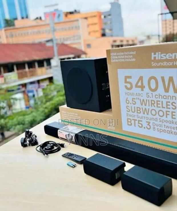 Hisense Wireless Soundbar -540 Watts 6.5