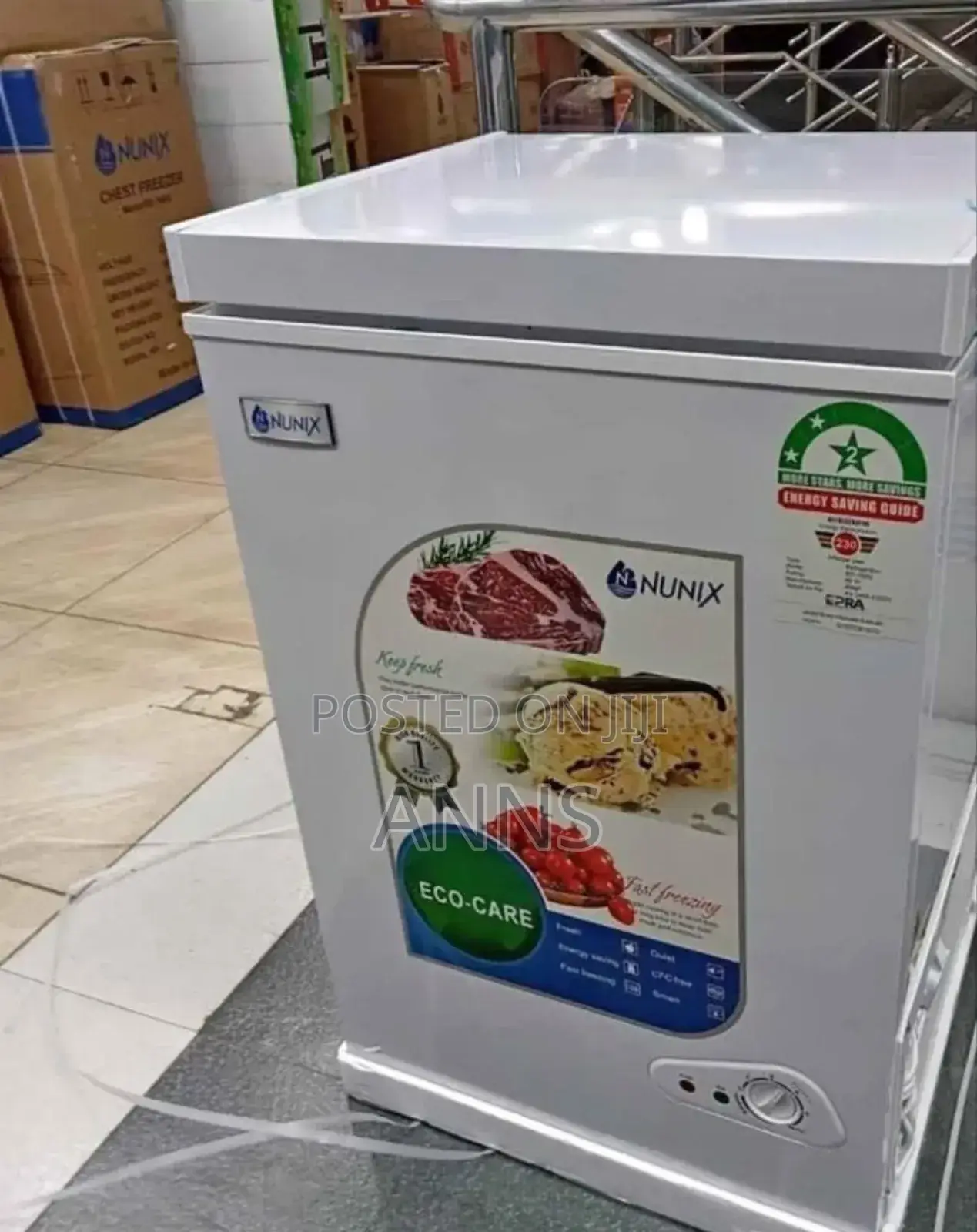 Energy Saving Nunix 100 Litres Deep Freezer