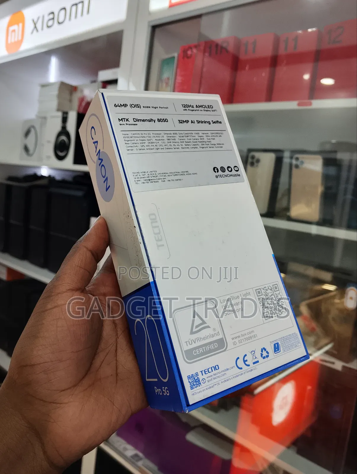 New Tecno Camon 20 Pro 5G 256 GB Blue