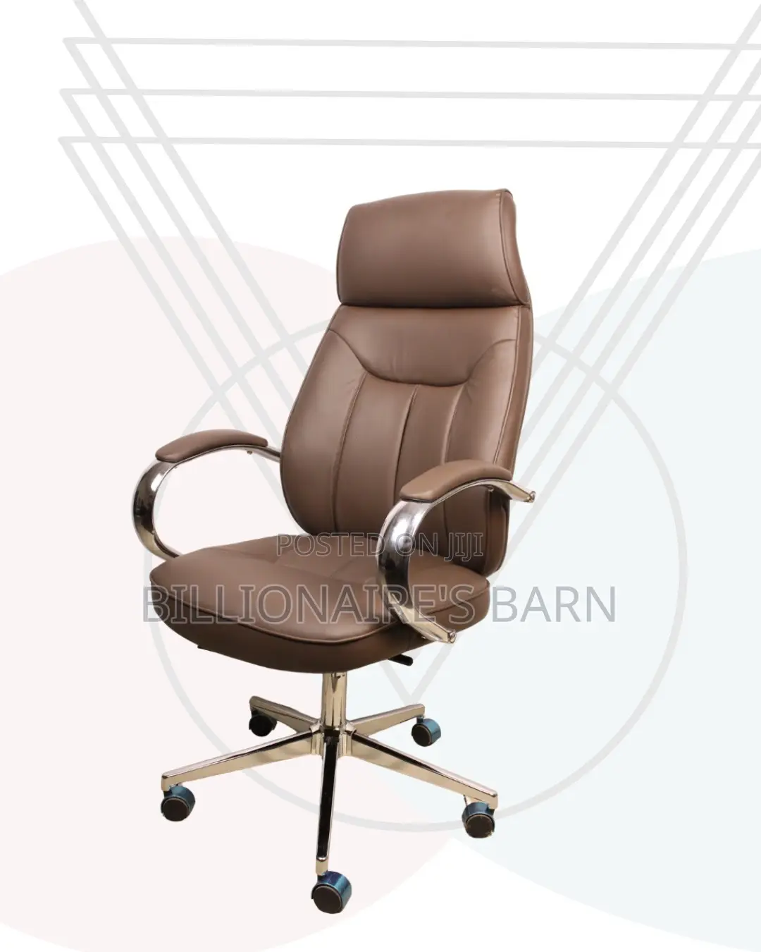 Executive Supportive Base Chair Brown | Comfort Meets Style