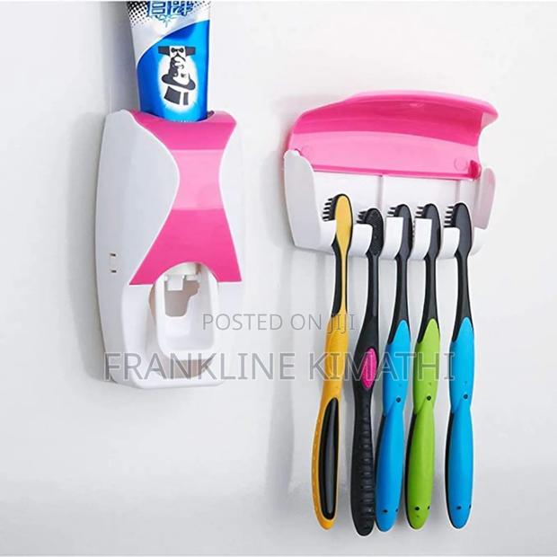 Toothpaste Dispenser+ 5 Toothbrush Holder - thumbnail 8