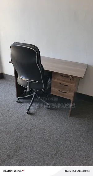 1.2 Mtrs American Office Desk+ C35 Executive Office Chair