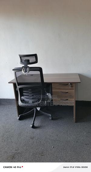1.2 Mtrs American Office Desk+ Ergonomic High Back Chair