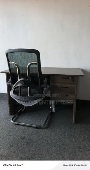 1.2 Mtrs American Office Desk+ Ergonomic Study / Office Chair