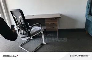 1.2 Mtrs American Office Desk+ Ergonomic Study / Office Chair