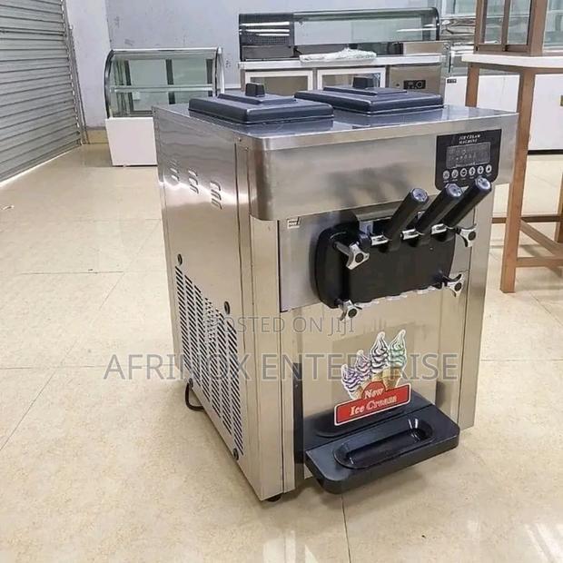 Ice Cream Maker Machine, Three Flavor Machine - main view
