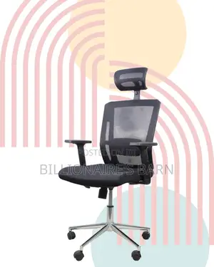 Breathable Mesh Office Chair | Modern Chrome Finish