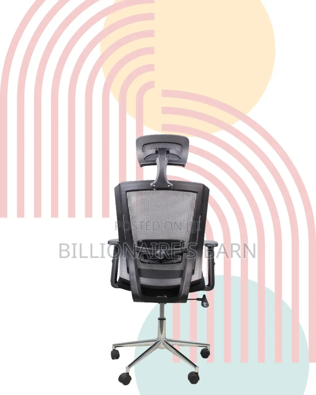 Breathable Mesh Office Chair | Modern Chrome Finish