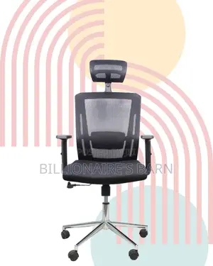 Breathable Mesh Office Chair | Modern Chrome Finish