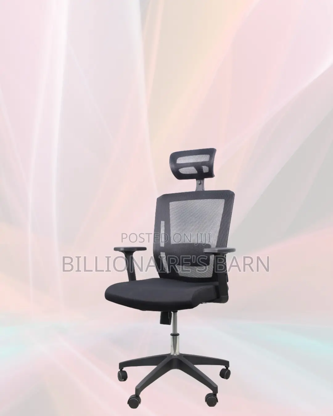 Lightweight Mesh Office Chair | Nylon Base, Solid Support
