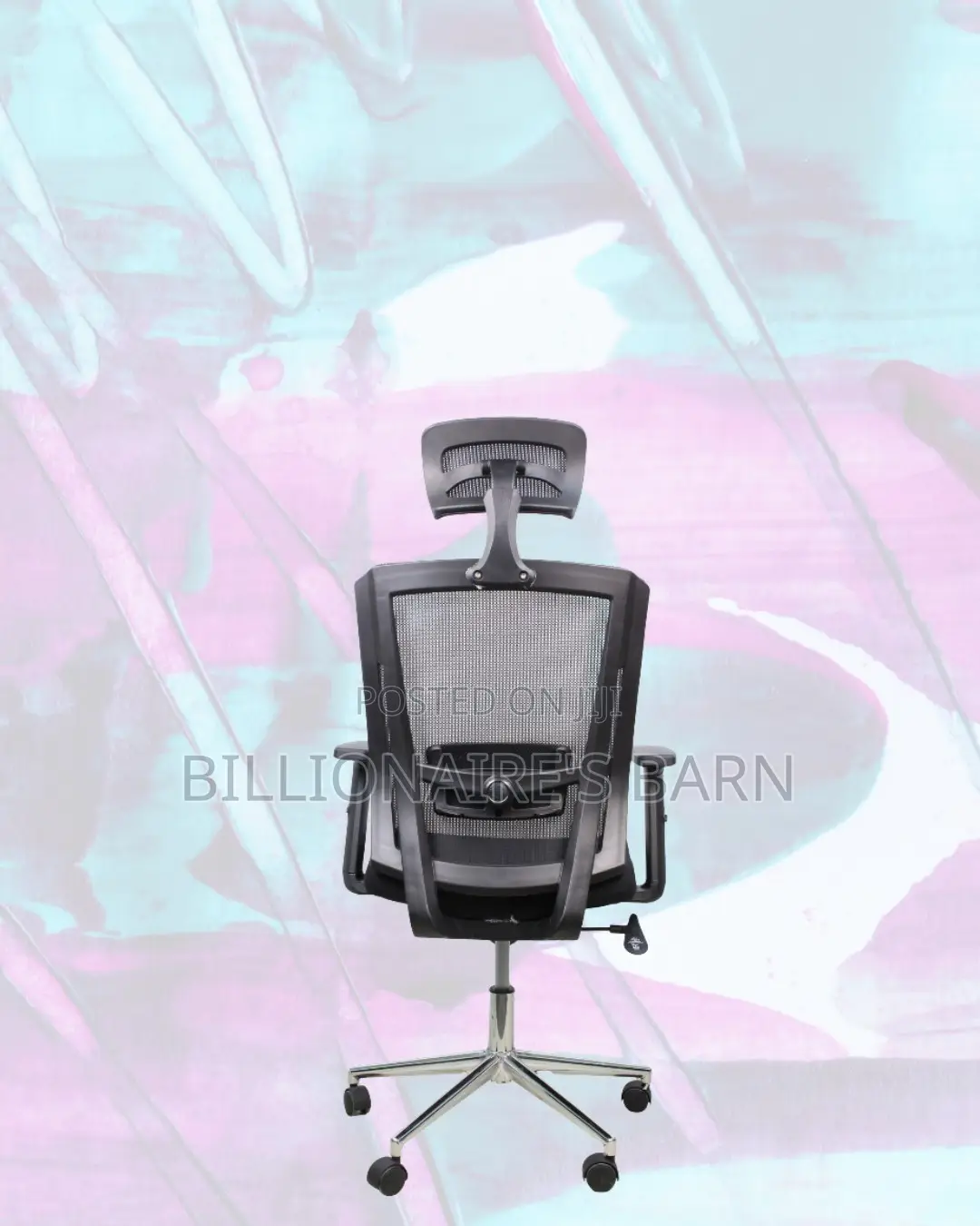 Premium Mesh Executive Seat | Modern Chrome Finish