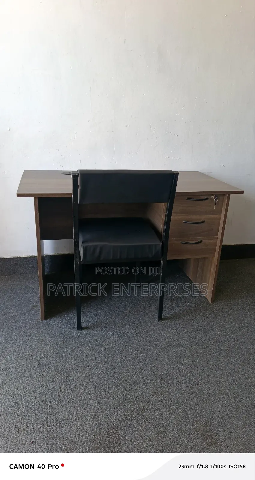 1.2mtrs  American Office Desk+ Caterina Study/ Office/ School Chair