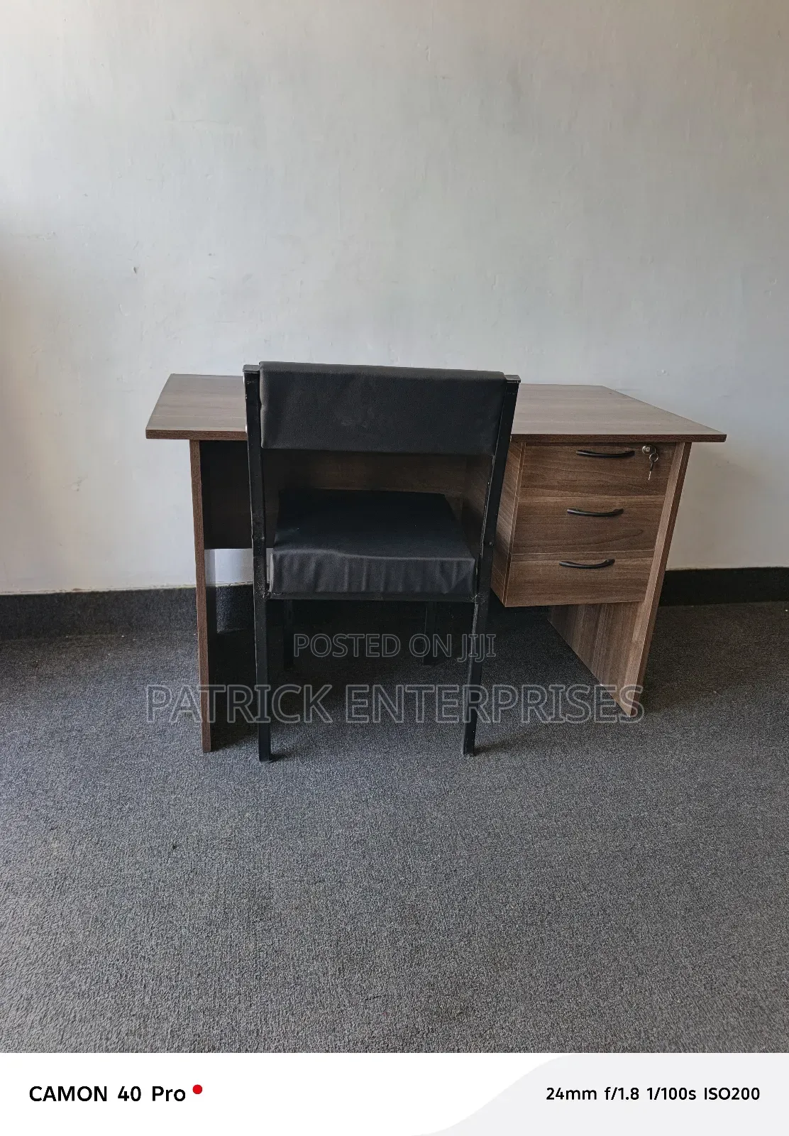 1.2mtrs  American Office Desk+ Caterina Study/ Office/ School Chair