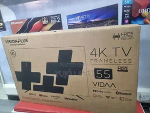 Vision Plus 55′′ Vp8855kv Frameless V+ Os Smart Tv