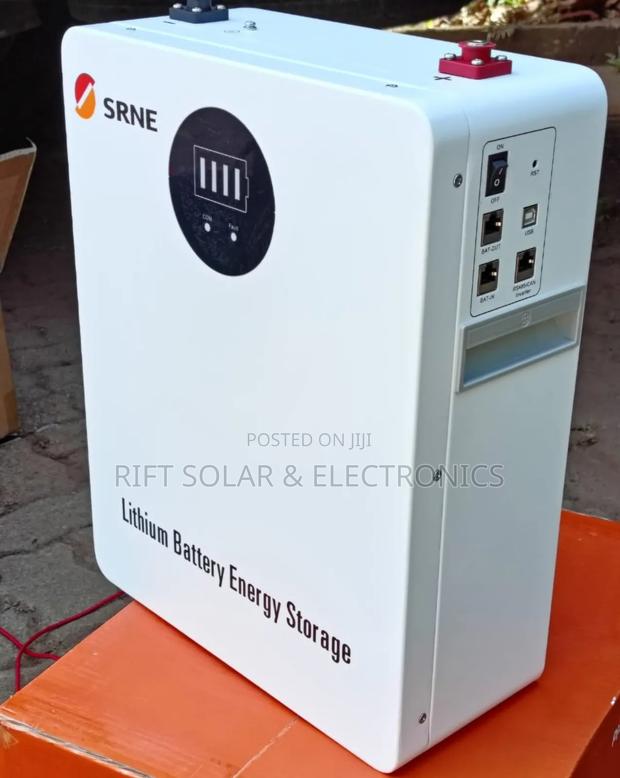 Srne 2.56kwh - 24v Best Quality Lithium 100ah Solar Battery 6000 Cycle - main view