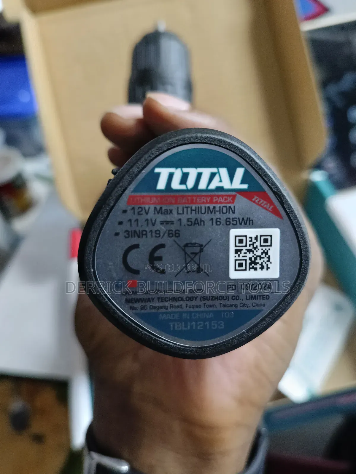 Total Lithium Ion Cordless Drill 12v