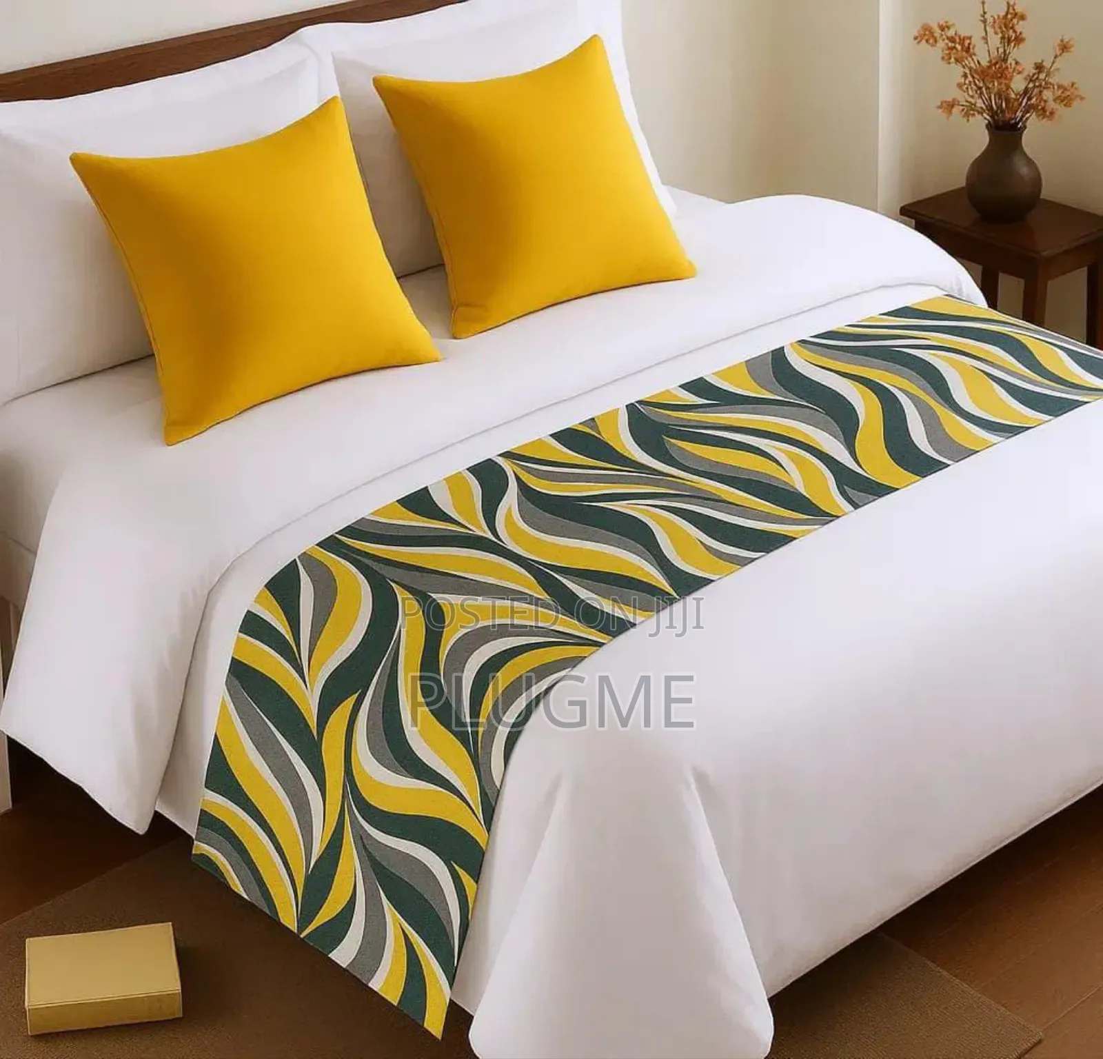 3 in 1 High Quality Heavy Cotton Bed Runners Sets