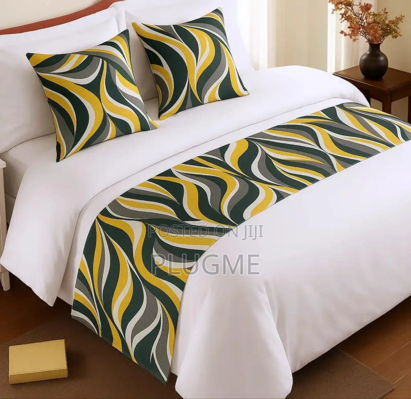 3 in 1 High Quality Heavy Cotton Bed Runners Sets