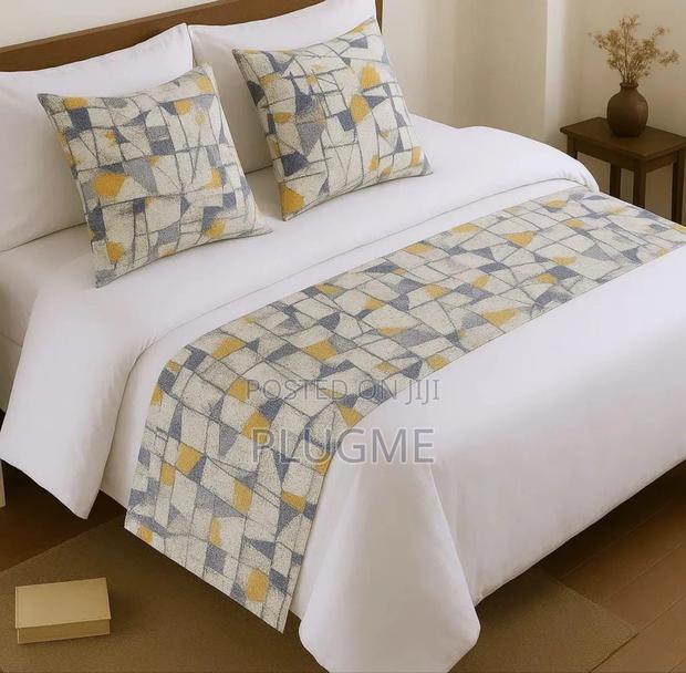 3 in 1 High Quality Heavy Cotton Bed Runners Sets - thumbnail 3