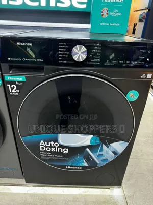 Hisense* Washing Machine Front Load *12kg/8kg *Grey Wash Dry Full Auto