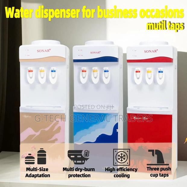 Sonar 3tap Multicolored Hot, Normal And Cold Water Dispenser A7g - thumbnail 2