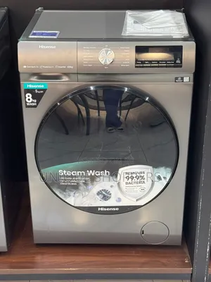 Hisense* Washing Machine Front Load *8kg/5kg* Grey Wash Dry Full Auto