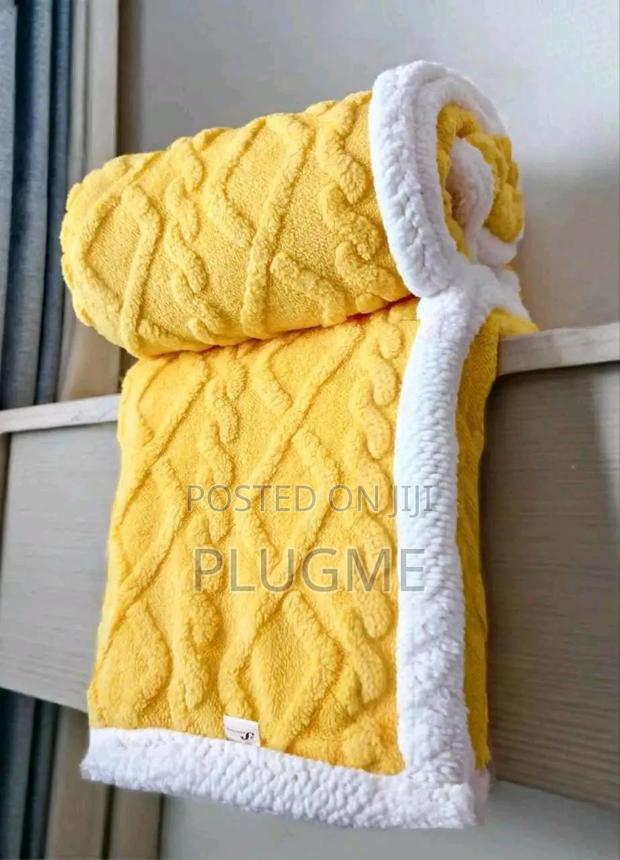 6 × 6 Thick Premium Sherpa Throw Blankets