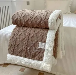 6 × 6 Thick Premium Sherpa Throw Blankets