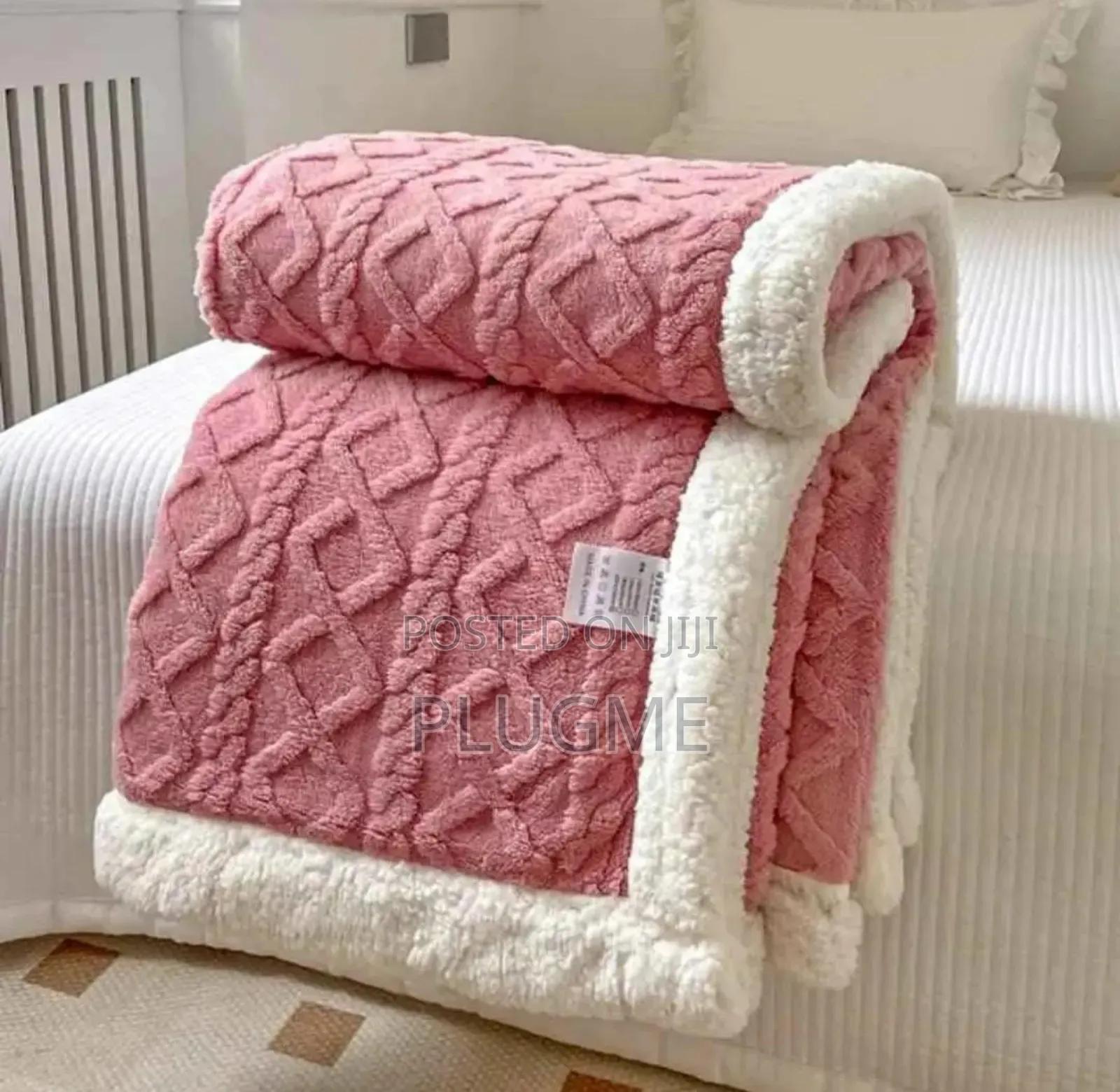 6 × 6 Thick Premium Sherpa Throw Blankets