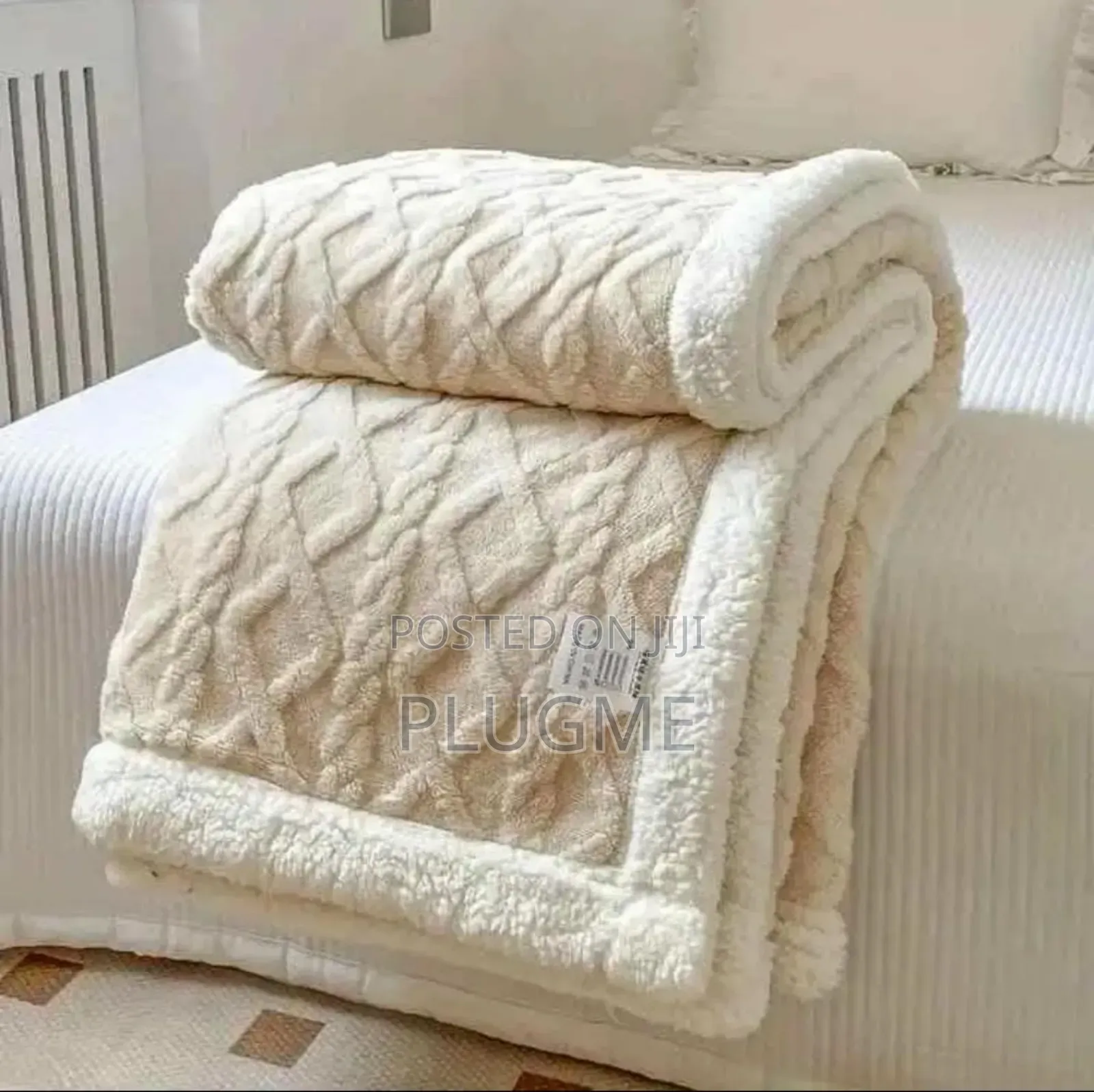 6 × 6 Thick Premium Sherpa Throw Blankets