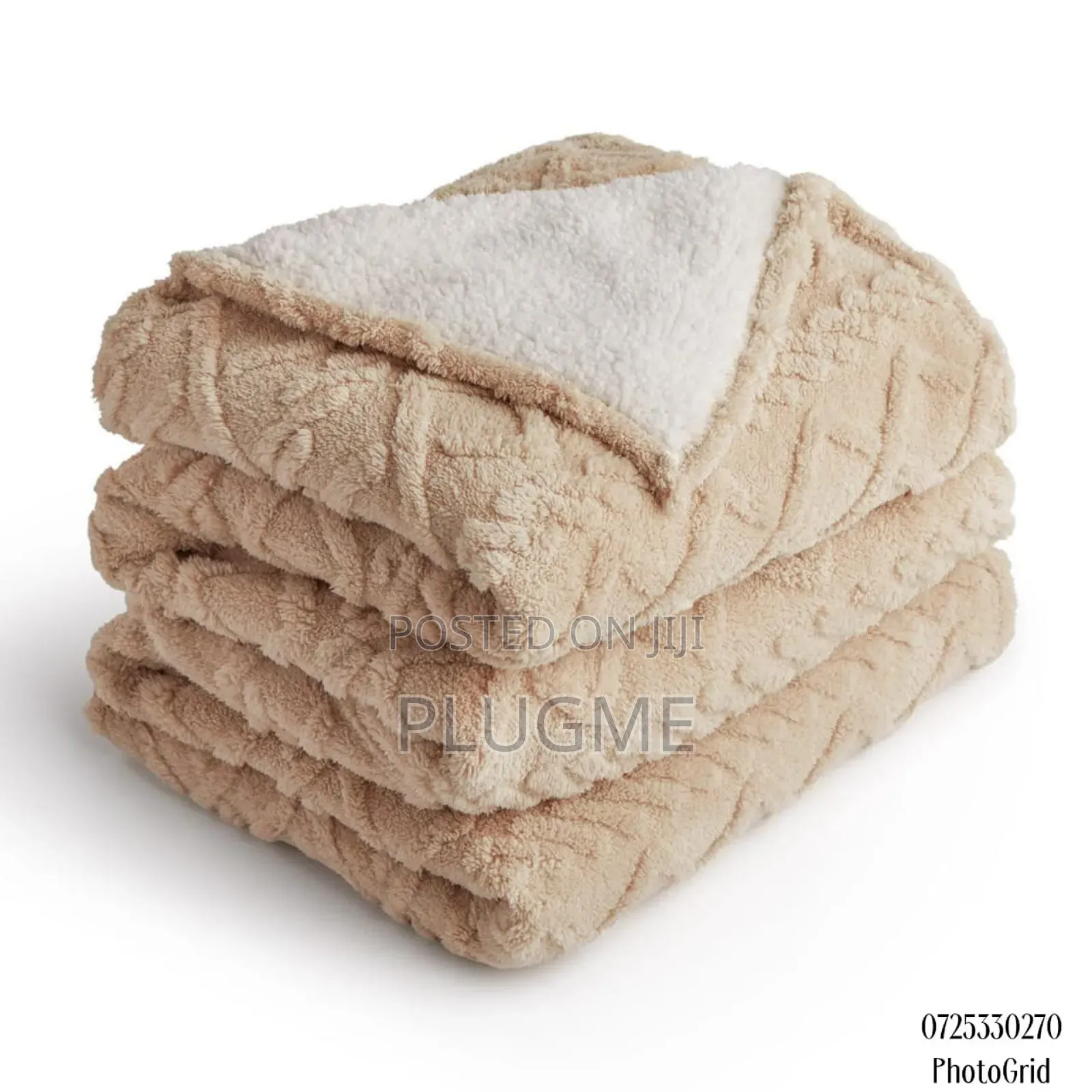 6 × 6 Thick Premium Sherpa Throw Blankets