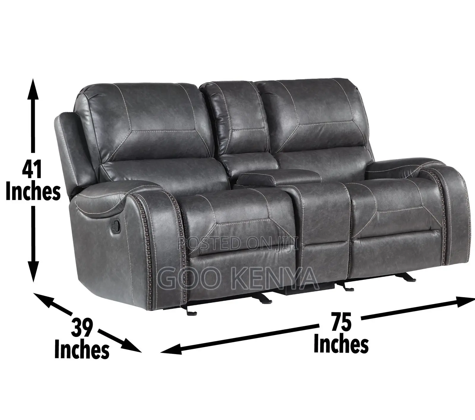 Home Sofa; Extendable Frame Recliner Sofa With Massage Feature