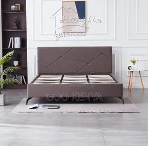 Home Bed; Royal Style Queen/King Fabric Lift Bed
