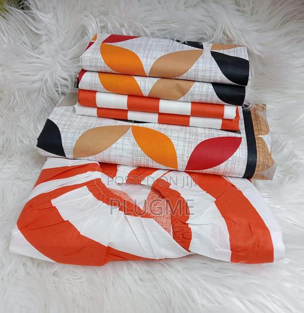 6 in 1 100%Cotton Floral Front Reverse 7×8 Fitted Bedsheets - thumbnail 11