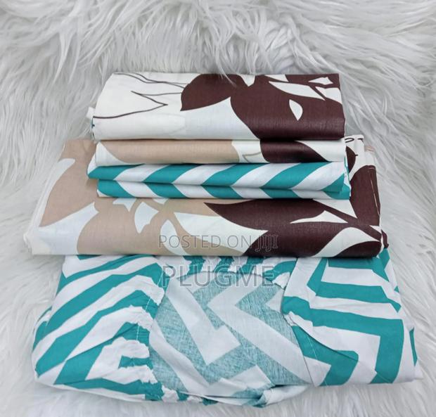 6 in 1 100%Cotton Floral Front Reverse 7×8 Fitted Bedsheets - thumbnail 12