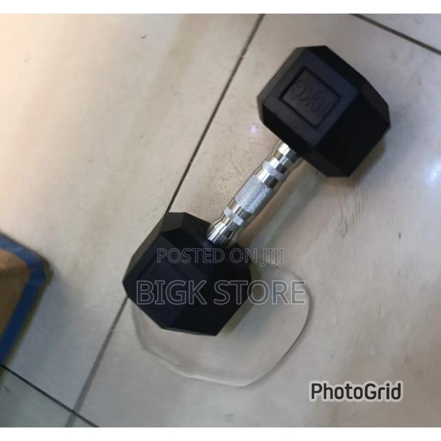 High Quality 10kg Hexagonal Dumbbell - main view