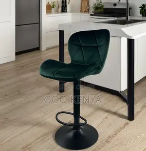 Home Stool; Sleek High Modern Kitchen Counter Leather Bar Stool
