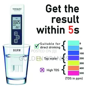 Premium 3-in-1 TDS Ec LCD Water Meter for Fast,Accurate Purity Testing