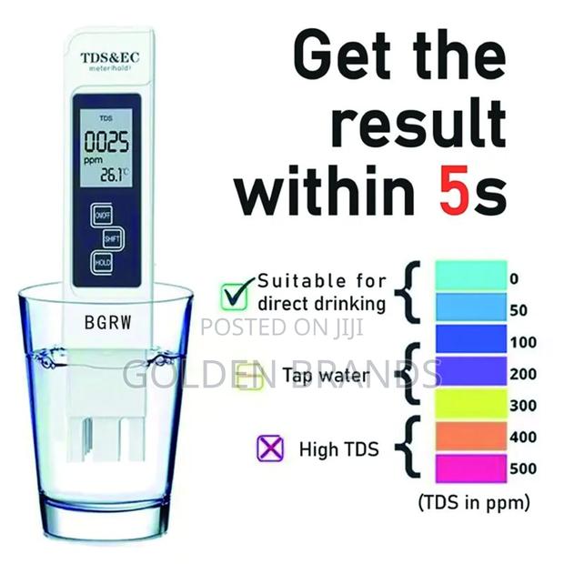 Premium 3-in-1 TDS Ec LCD Water Meter for Fast,Accurate Purity Testing - main view