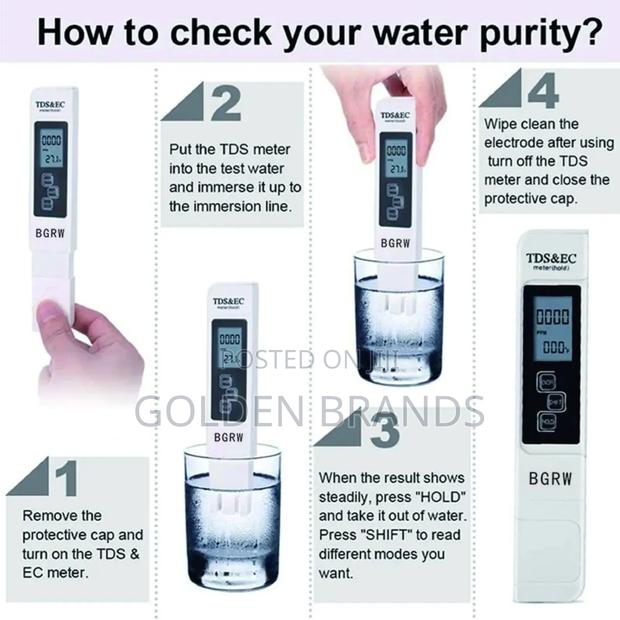 Premium 3-in-1 TDS Ec LCD Water Meter for Fast,Accurate Purity Testing - thumbnail 5