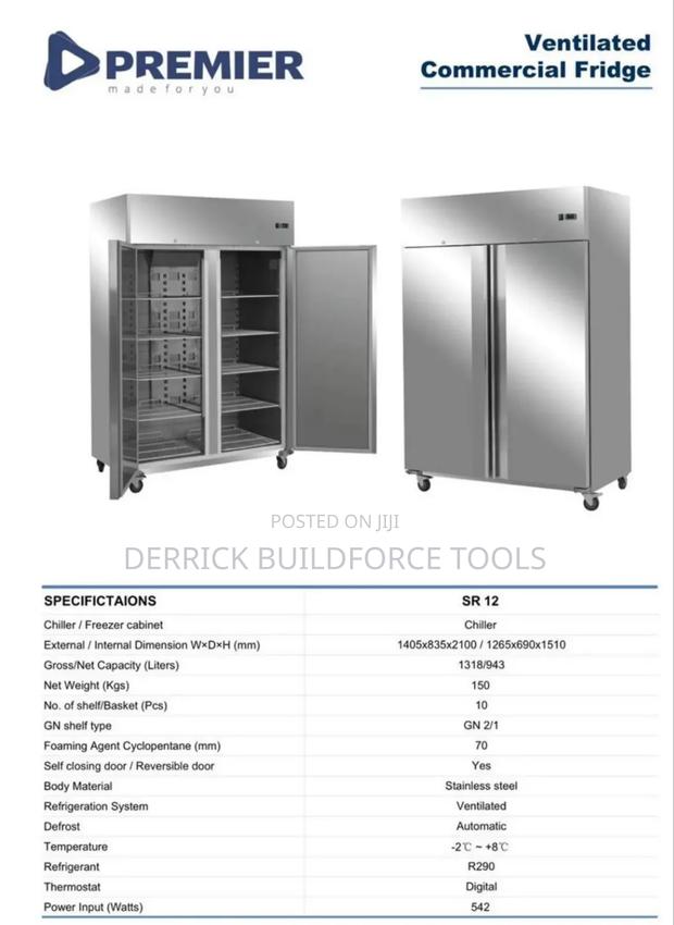 Premier Ventilated Commercial Fridge - main view