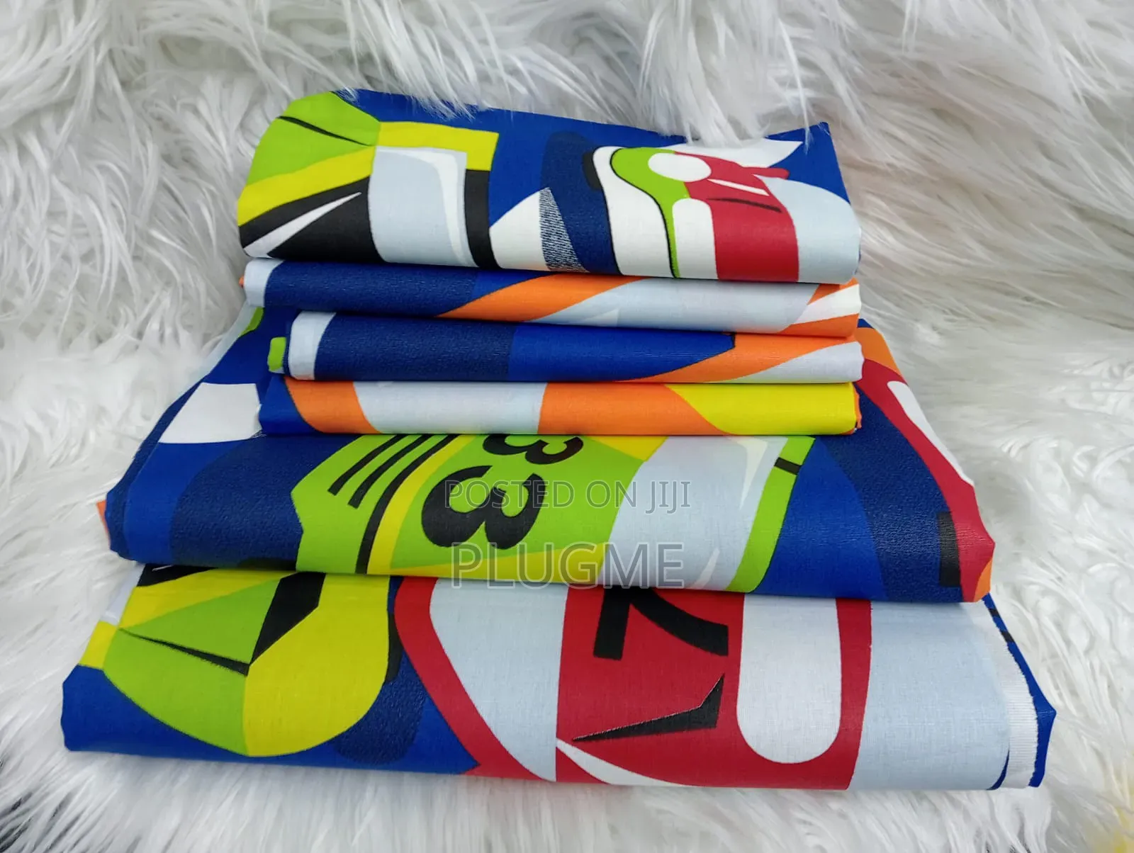 6in1 100%Cotton Cartoon Themed Bedsheets Sets